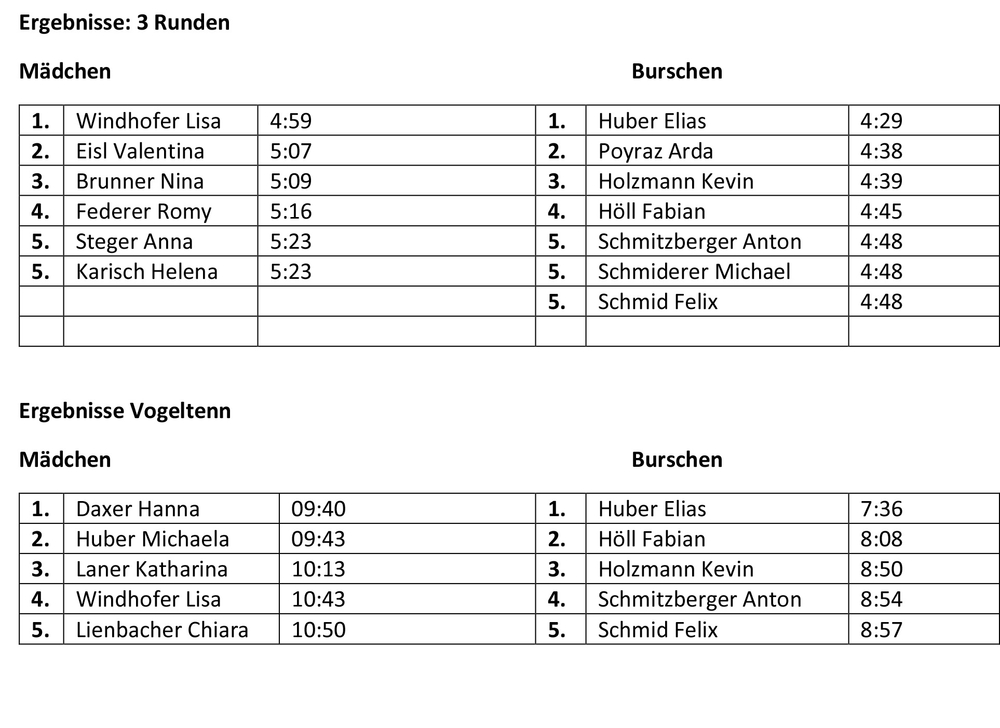 schulcrosslauf 2020 ergebnisse